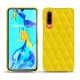 Custodia in pelle Huawei P30 - Jaune fluo - Couture