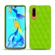 Coque cuir Huawei P30 - Vert fluo - Couture