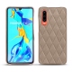 Coque cuir Huawei P30 - Taupe vintage - Couture
