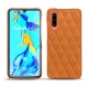 Coque cuir Huawei P30 - Mandarine vintage - Couture