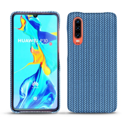 Lederschutzhülle Huawei P30Abaca ishia ( Pantone #395775 ) 