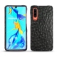 Coque cuir Huawei P30 - Autruche nero