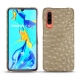 Funda de piel Huawei P30 - Autruche desert