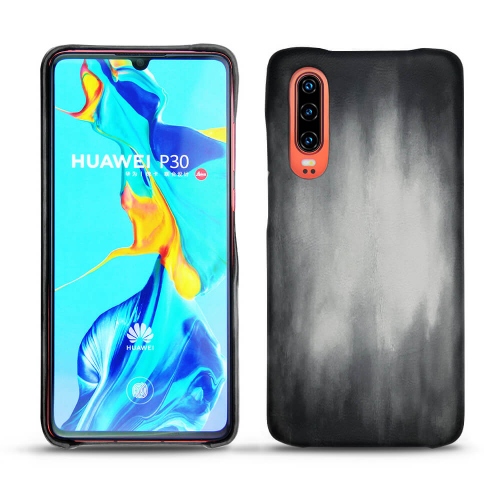 Capa em pele Huawei P30Gris Patine