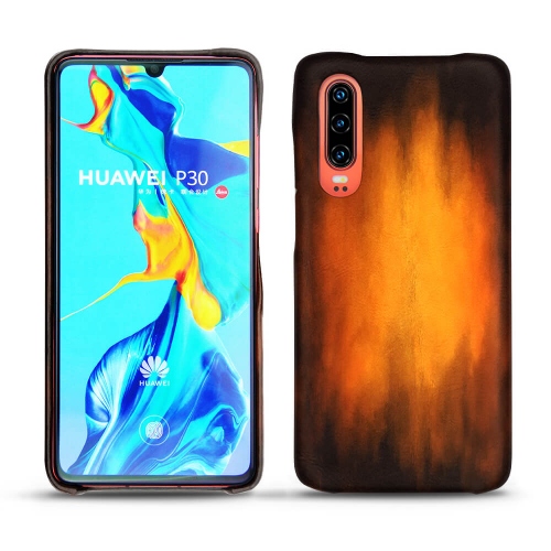 Capa em pele Huawei P30Fauve Patine