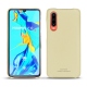 Coque cuir Huawei P30 - Beige PU
