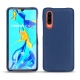 Huawei P30 leather cover - Bleu frisson