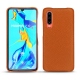 Coque cuir Huawei P30 - Orange vibrant