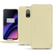 Housse cuir OnePlus 6T - Beige ( Nappa - Pantone 7502C ) 