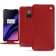 Housse cuir OnePlus 6T - Rouge ( Nappa - Pantone 199C ) 