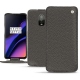 Lederschutzhülle OnePlus 6T - Anthracite ( Pantone 424C ) 