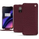 OnePlus 6T leather case - Lie de vin ( Pantone 5115C ) 