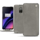 Funda de piel OnePlus 6T - Acier vintage ( Pantone 403C ) 