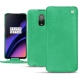 Housse cuir OnePlus 6T - Menthe vintage ( Pantone 562C ) 