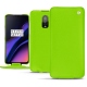 Capa em pele OnePlus 6T - Vert fluo
