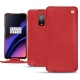 Lederschutzhülle OnePlus 6T - Rouge troupelenc