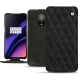 Funda de piel OnePlus 6T - Negre poudro - Couture