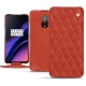 Custodia in pelle OnePlus 6T - Arange clouquié - Couture