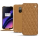 OnePlus 6T leather case - Castan esparciate - Couture
