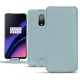 OnePlus 6T leather case - Bleu Ciel PU
