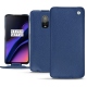 Capa em pele OnePlus 6T - Bleu frisson
