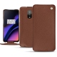 Lederschutzhülle OnePlus 6T - Marron délicat