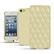 Capa em pele Apple iPod touch 6G - Beige - Couture ( Nappa - Pantone 7502C ) 