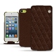 Funda de piel Apple iPod touch 6G - Châtaigne - Couture ( Pantone 476C ) 