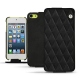 Custodia in pelle Apple iPod touch 6G - Negre poudro - Couture