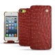 Apple iPod touch 6G leather case - Autruche ciliegia