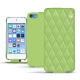 Capa em pele Apple iPod touch (2019) - Vert olive - Couture ( Nappa - Pantone 578U ) 