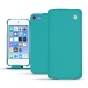 Apple iPod touch (2019) leather case - Bleu fluo