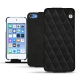 Custodia in pelle Apple iPod touch (2019) - Negre poudro - Couture