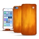Apple iPod touch (2019) leather case - Orange Patine