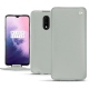 Capa em pele OnePlus 7 - Gris ( Nappa - Pantone W428C ) 