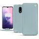 OnePlus 7 leather case - Bleu ciel ( Nappa - Pantone 277C ) 