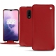 Housse cuir OnePlus 7 - Rouge ( Nappa - Pantone 199C ) 