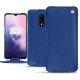Lederschutzhülle OnePlus 7 - Bleu océan ( Nappa - Pantone 293C ) 