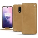 Capa em pele OnePlus 7 - Sable vintage ( Roughtcut - Gaucho#57254 ) 