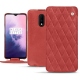 レザーケース OnePlus 7 - Cerise vintage - Couture