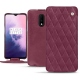 OnePlus 7 leather case - Prune vintage - Couture