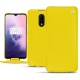 Funda de piel OnePlus 7 - Jaune fluo