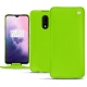 Housse cuir OnePlus 7 - Vert fluo