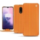 Funda de piel OnePlus 7 - Abaca arancio