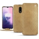 OnePlus 7 leather case - Serpent sabbia