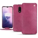 Capa em pele OnePlus 7 - Serpent ciclamino