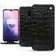 レザーケース OnePlus 7 - Crocodile nero