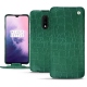 Housse cuir OnePlus 7 - Crocodile pino