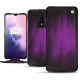 Funda de piel OnePlus 7 - Violet Patine