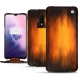 Housse cuir OnePlus 7 - Fauve Patine